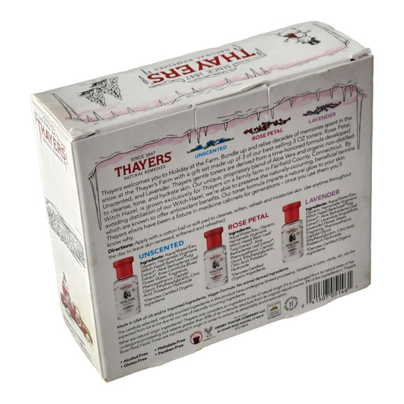 Thayers Facial Toner 3pc Set Luxe Beauty Natural Face Care - Picture 4 of 5